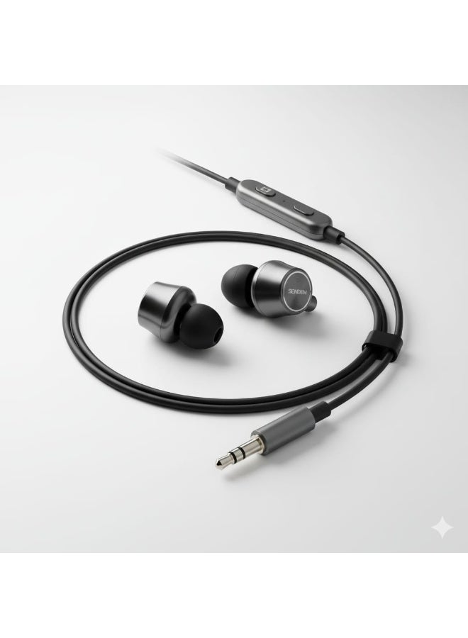 SENDEM G50A 3.5mm Wired Earphones – High-Quality Sound, Plating & Painting Finish - Image 5