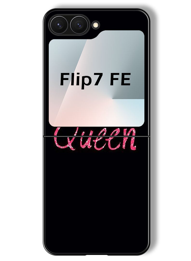 Theodor Case Compatible with Samsung Galaxy Z Flip 7 FE 6.7 Inch Protection Shockproof Bumper Cover Queen - Image 1