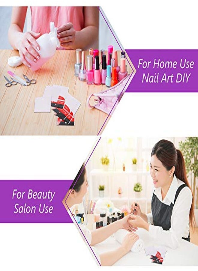 Blulu - 1200 Pieces French Manicure Nail Sticker SelfAdhesive French Nail Tip Guides Decals White HalfMoon Shaped Manicure Template Stickers For French Nail Art Design (25 Sheets) - Image 1