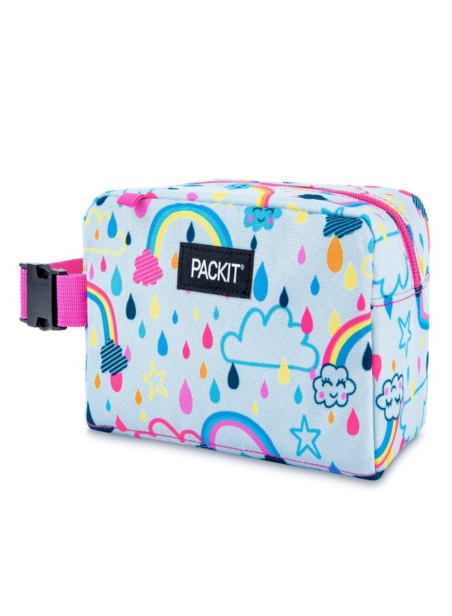 PackIt Freezable Snack Box, Rainbow Sky, Built with ECOFREEZE Technology, Collapsible, Reusable, Zip Closure with Buckle Handle, Great for All Ages and Fresh Snacks on the go - Image 2