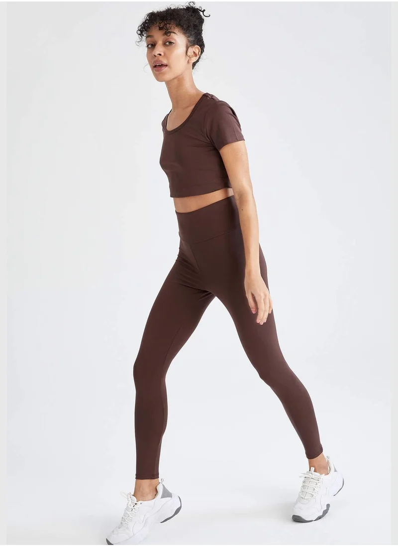 ديفاكتو Slim Fit High Waist Leggings