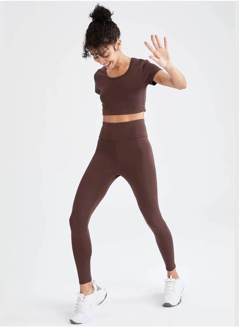 ديفاكتو Slim Fit High Waist Leggings