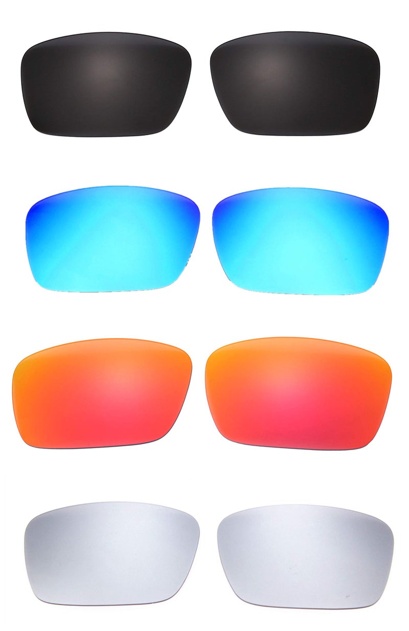NicelyFit Set of 4 Polarized Replacement Lenses for Oakley Fuel Cell Sunglasses - Image 1