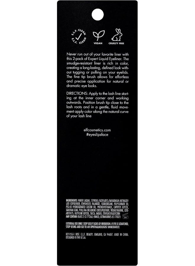 E.L.F. Expert Liquid Liner 2Pcs