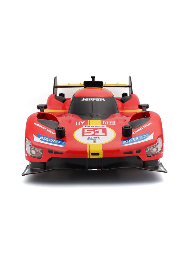 Maisto - 1:16 RC Ferrari 499P Lmh (2023 24H Le Mans Champion) (Usb Rechargeable Vehicle) RC Remote Control Vehicle Gift for Kids Girls & Boys Electric Powered High Speed Vehicle for All Ages - Image 1