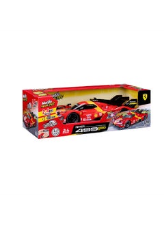 1:16 RC Ferrari 499P Lmh (2023 24H Le Mans Champion) (Usb Rechargeable Vehicle) RC Remote Control Vehicle Gift for Kids Girls & Boys Electric Powered High Speed Vehicle for All Ages