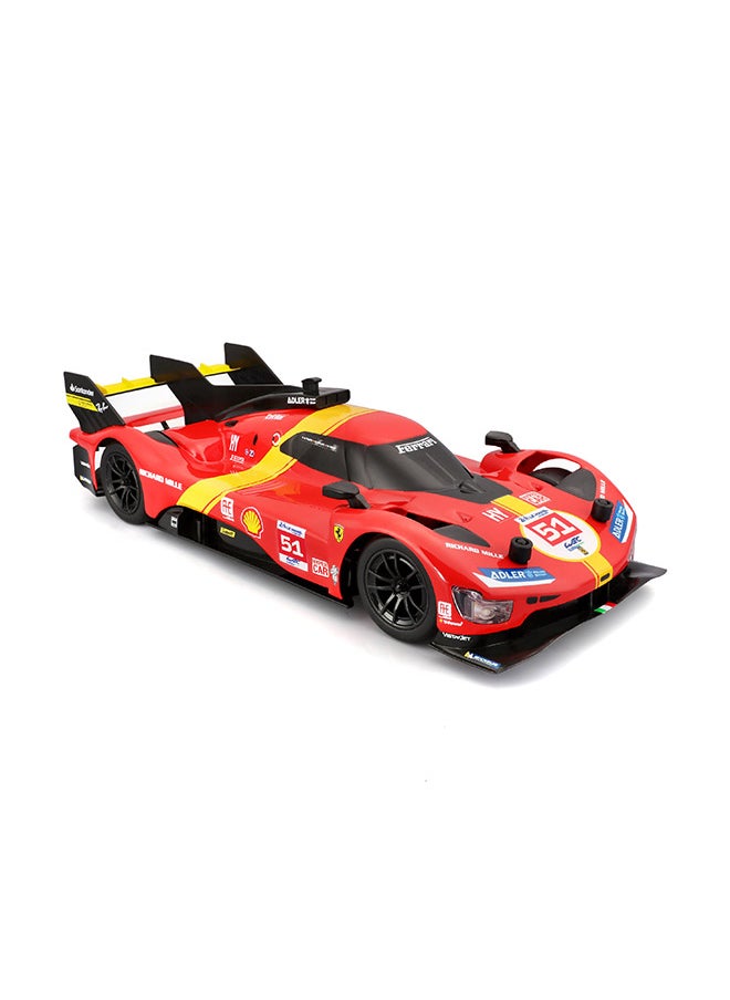 Maisto - 1:16 RC Ferrari 499P Lmh (2023 24H Le Mans Champion) (Usb Rechargeable Vehicle) RC Remote Control Vehicle Gift for Kids Girls & Boys Electric Powered High Speed Vehicle for All Ages - Image 1