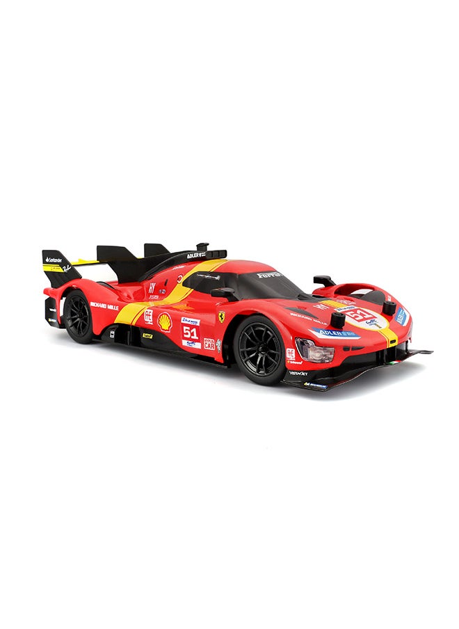 Maisto - 1:16 RC Ferrari 499P Lmh (2023 24H Le Mans Champion) (Usb Rechargeable Vehicle) RC Remote Control Vehicle Gift for Kids Girls & Boys Electric Powered High Speed Vehicle for All Ages - Image 1