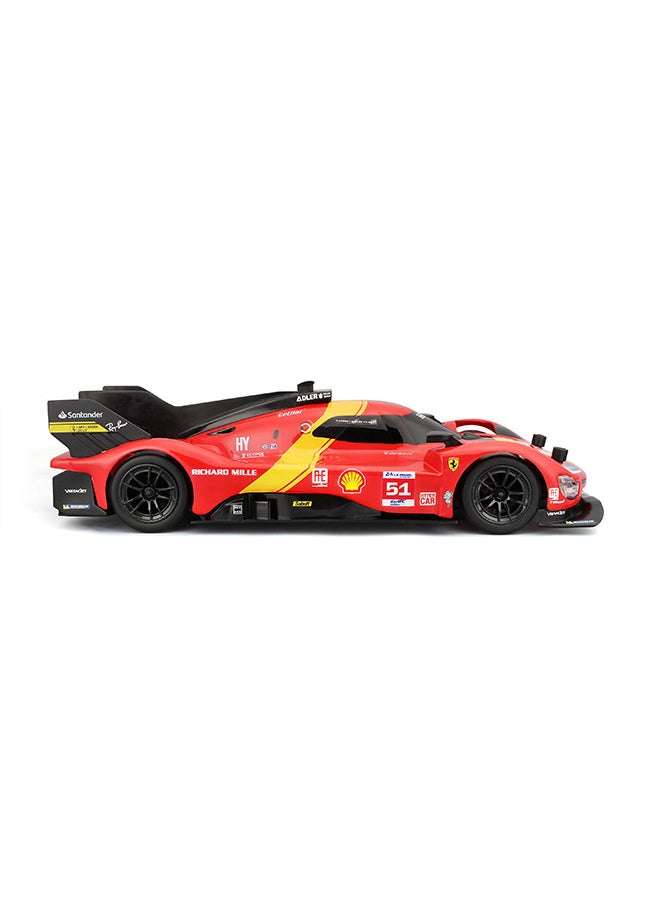Maisto - 1:16 RC Ferrari 499P Lmh (2023 24H Le Mans Champion) (Usb Rechargeable Vehicle) RC Remote Control Vehicle Gift for Kids Girls & Boys Electric Powered High Speed Vehicle for All Ages - Image 1