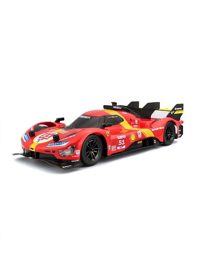 Maisto - 1:16 RC Ferrari 499P Lmh (2023 24H Le Mans Champion) (Usb Rechargeable Vehicle) RC Remote Control Vehicle Gift for Kids Girls & Boys Electric Powered High Speed Vehicle for All Ages - Image 1
