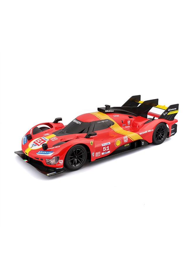 Maisto - 1:16 RC Ferrari 499P Lmh (2023 24H Le Mans Champion) (Usb Rechargeable Vehicle) RC Remote Control Vehicle Gift for Kids Girls & Boys Electric Powered High Speed Vehicle for All Ages - Image 1