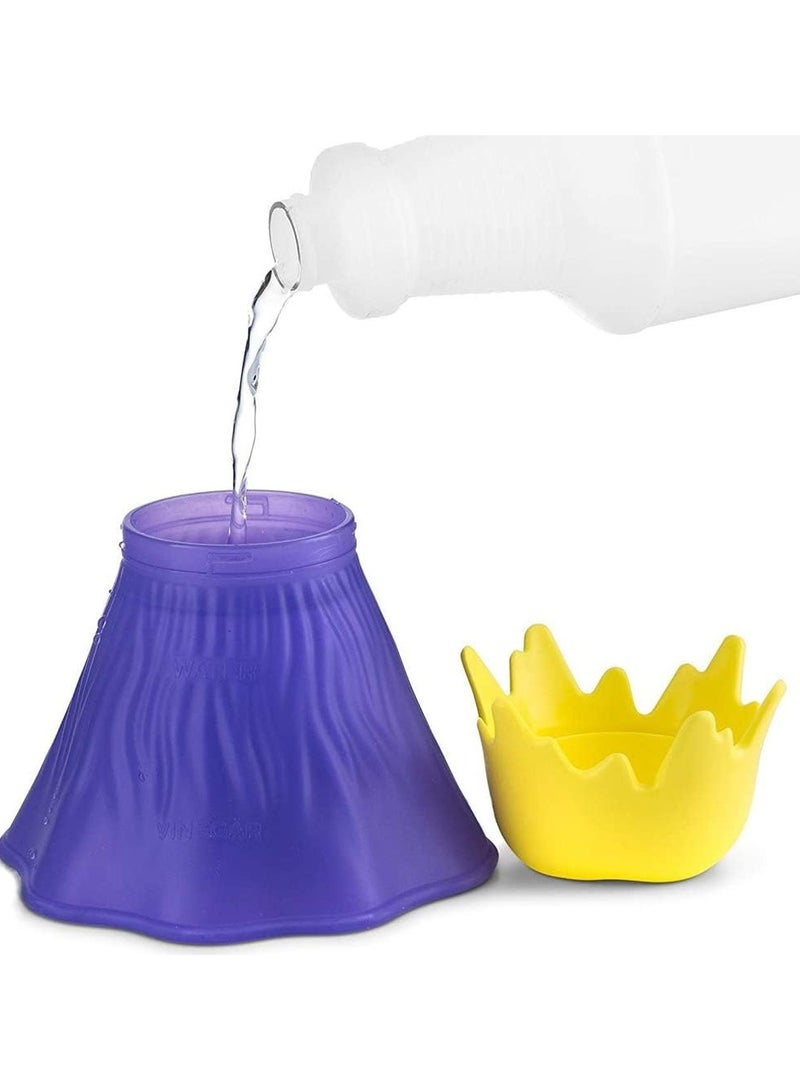 AROAQ Volcano Microwave Cleaner- Microwave Oven Steam Cleaner High Temperature Steamer Easily Crud in Minutes Steam Cleans and Disinfects with Vinegar and Water for Kitchen (Purple) - Image 4