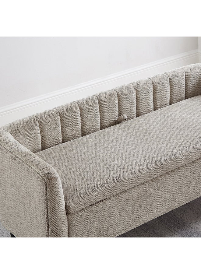 Home Box مقعد قماش إلفيا مع تخزين 49 × 59 × 132 سم - Image 3