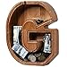 ladenk Piggy Bank for Kids Boys Girls Wooden Large Letter Piggy Bank Alphabet Money Bank with Initial G Coin Bank Fun Gifts for Birthday Christmas Festival Baby Shower - Image 2
