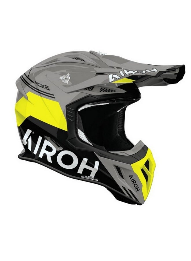 AIROH AVIATOR ACE 2 FURY YELLOW GLOSS - Image 1
