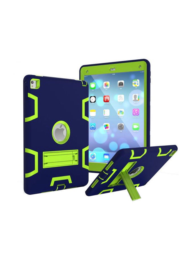 NIBEMINENT Shockproof Case Cover With Kickstand For Apple iPad Pro 9.7-Inch Navy Blue/Mint Green  - Image 1