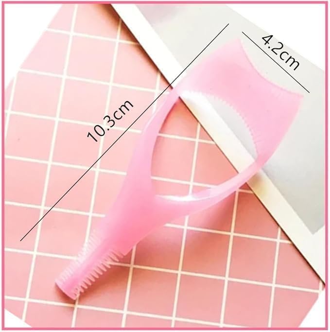 3-in-1 eyelash aid set (2 pcs): eyelash baffle makeup aid, eyelash combing assistant - Image 3