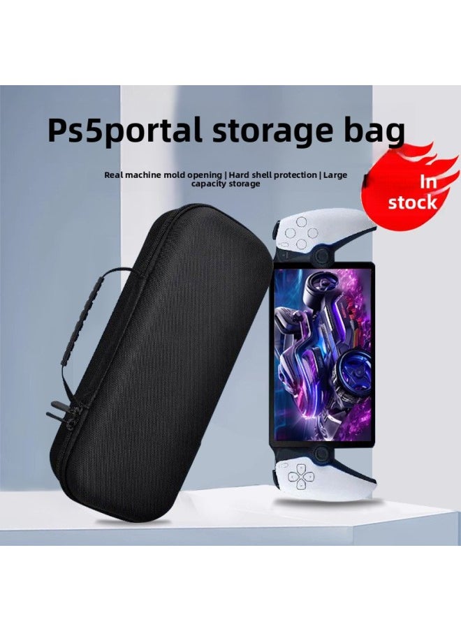 Generic PS5 Portal Handheld Storage Bag EVA Zipper Hard Bag PS5 Streaming Drop-Resistant Portable Protective Bag-Product Color:Ps5 Portalcosmetics Bag Can Hold A Charger-Model:PS  - Image 1
