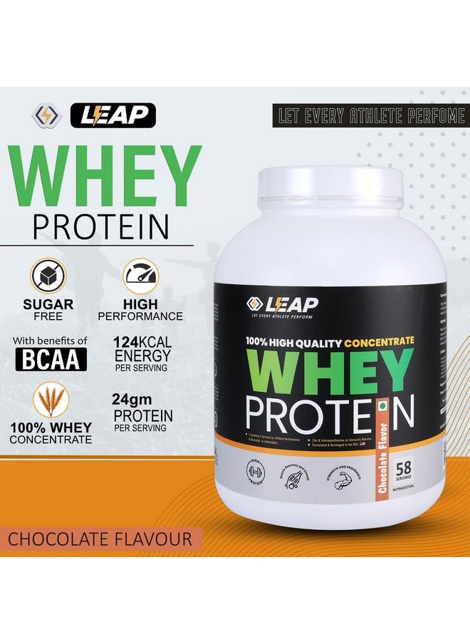 LEAP Whey Protein Concentrate 2Kg Pack Fuel Your Fitness Journey With Advanced Nutrition And Unparalleled Performance (Chocolate)  - Image 4