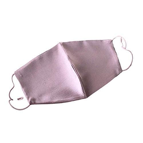 ROSEWARD 100% Mulberry Silk Purple Face Mask for Women Cute Masks Fancy with Filter Pocket - Image 2