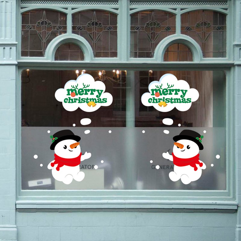 Color Christmas Sticker Car Glass Sticker Christmas Hanging Drop Door Window Sticker Home Decoration Decal - Image 5