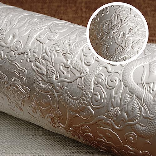 CHANJOON Chinese style 999 silver hot water bottle 11.8oz insulated stainless steel thermos keeps liquids hot and cold, leak proof and double walled design (silver (color)) - Image 3