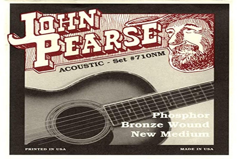 John Pearse 710MNM Phosphor Bronze Acoustic Guitar Strings, Medium - Image 4