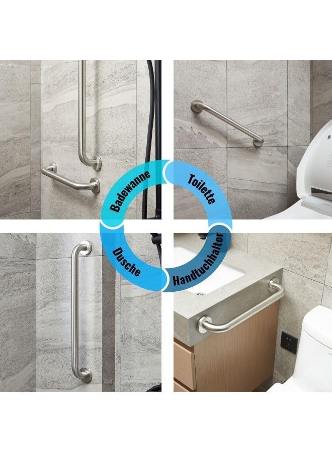 Stalea Steel stainless steel bathroom support handle with a matte finish for elderly protection - Image 5