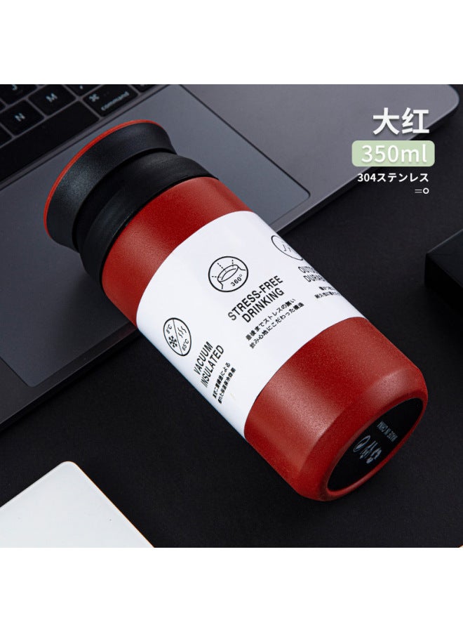 Manufacturer Thermos Cup Coffee Cup Simple Frosted Logo Men And Women Business 304 Stainless Steel Handy Cup