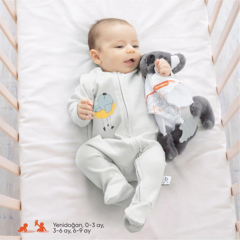 Gezenbebe Hero Long Sleeve Baby Romper Koala  - Image 5