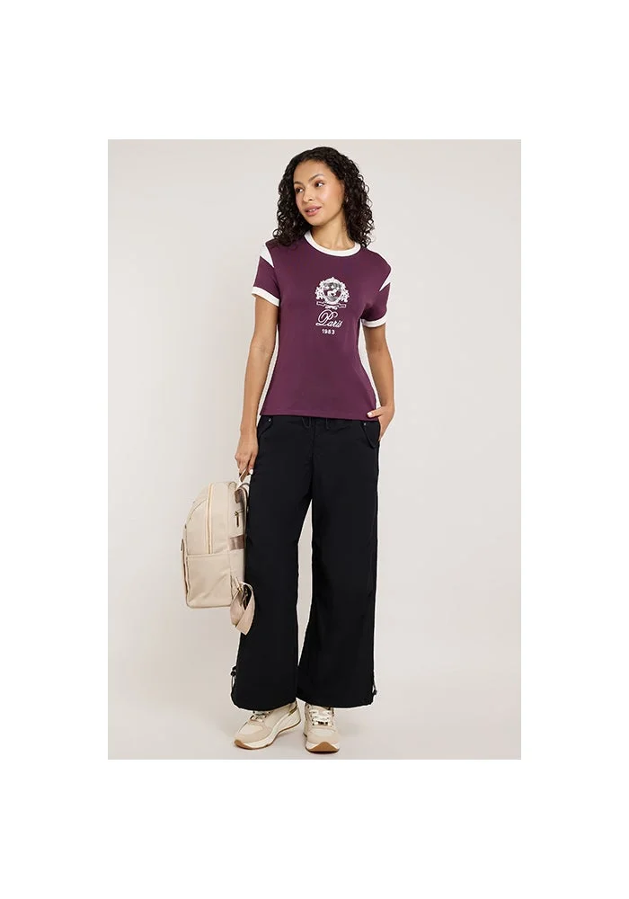 R&b Solid Wide Leg Pants with Drawstring Waist