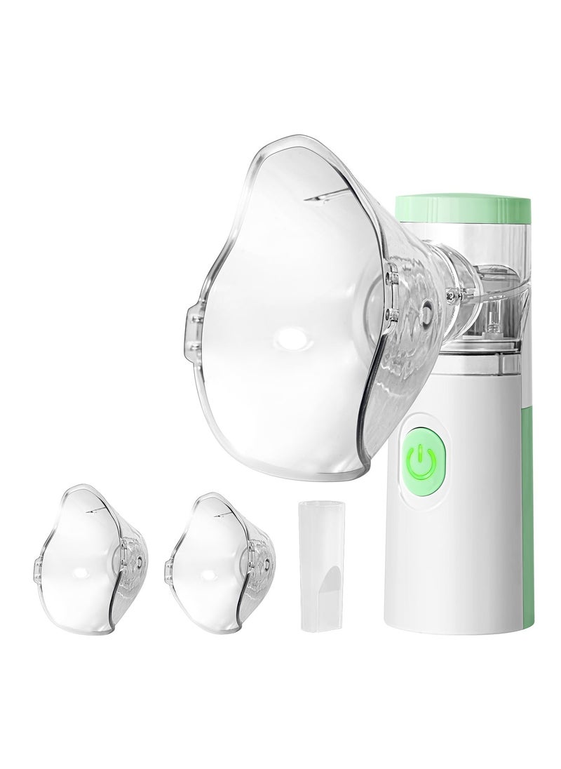 Angmei Automatic Medical Portable Steam Inhaler，Electronic Mesh ultrasonic steamer Inhaler for Adults and Children，Relieve Allergies, Asthma and Breathing Problems  - Image 1