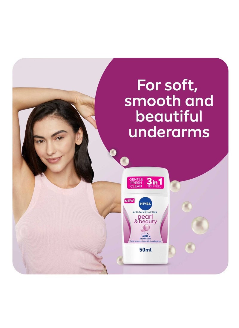 Nivea Nivea Deodorant Stick Pearl and Beauty 50 ml  - Image 2