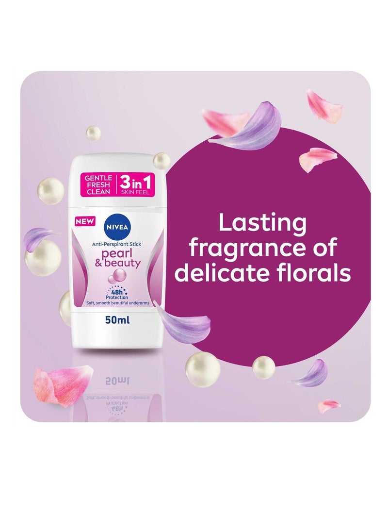 Nivea Nivea Deodorant Stick Pearl and Beauty 50 ml  - Image 3