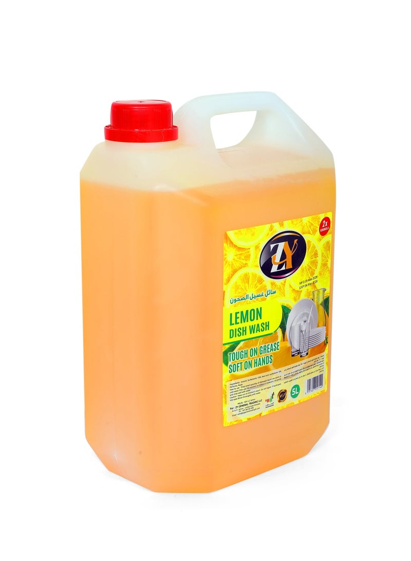 ZY Dishwash Lemon Scent 5L - Image 2