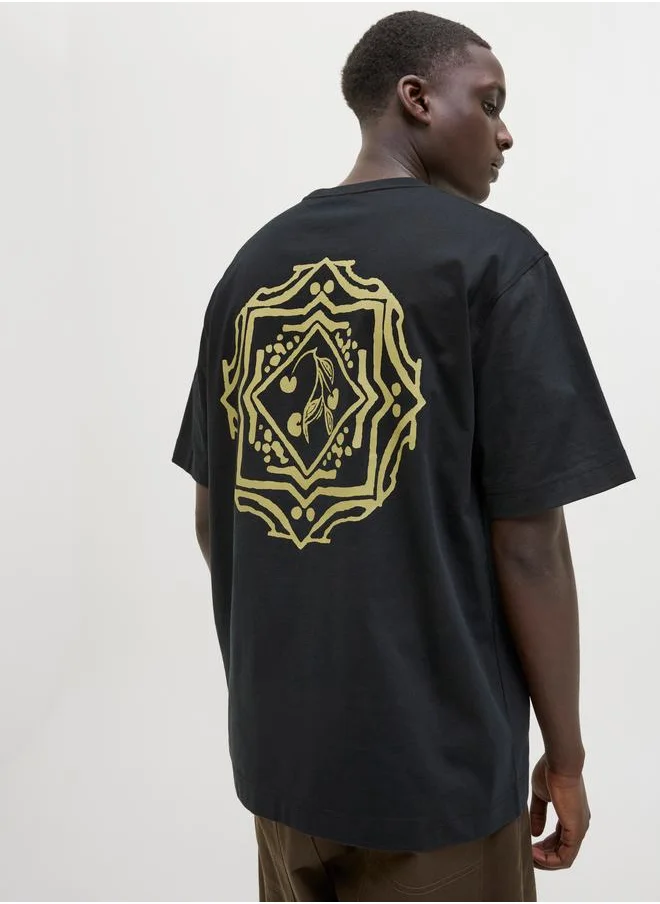 JACK & JONES Jack & Jones Graphic Print Crew Neck T-Shirt