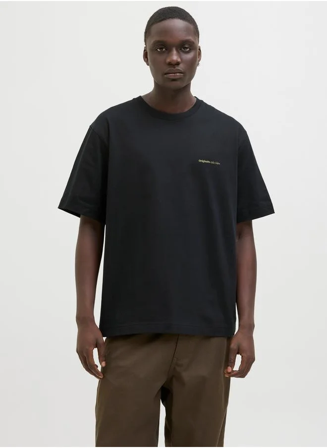 JACK & JONES Jack & Jones Graphic Print Crew Neck T-Shirt