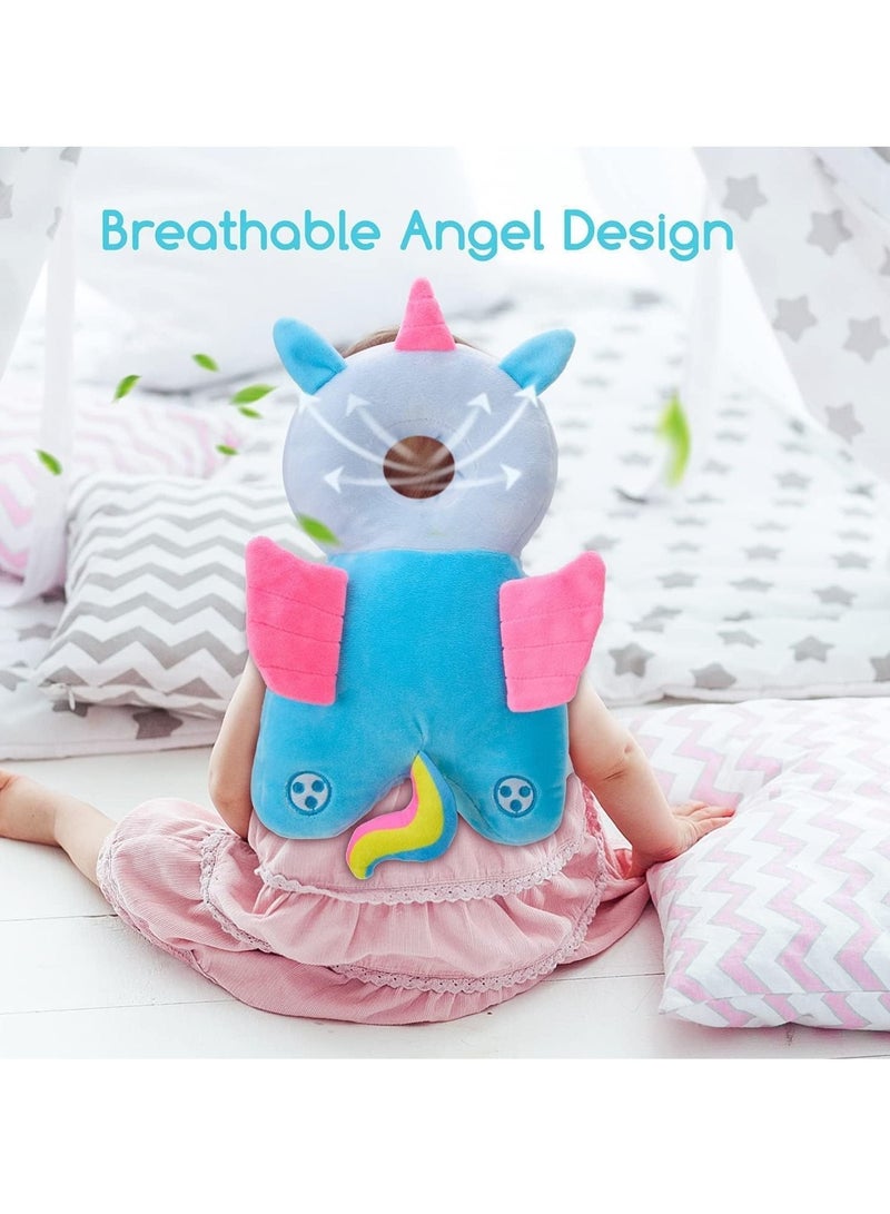 SYOSI Baby Head Protector & Baby Knee Pads for Crawling Toddler Walkers Safety Pillow Cushion Adjustable for 5-24 Months Baby Head Protector Backpack  - Image 5
