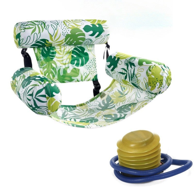 Inflatable Pool Float Chair for Adults - Water Hammock for Swimming, Beach Fun & Party