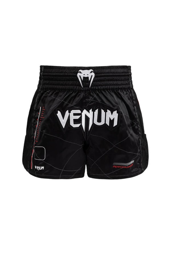 VENUM VENUM TACTICAL XT MUAY THAI SHORTS BLACK/FIRE RED - Image 1