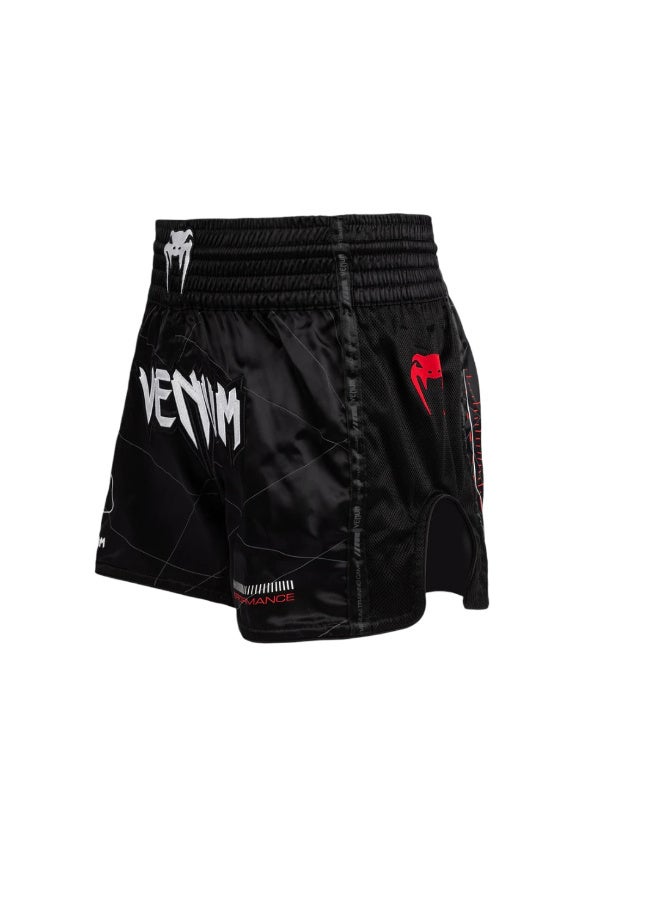 VENUM VENUM TACTICAL XT MUAY THAI SHORTS BLACK/FIRE RED - Image 2