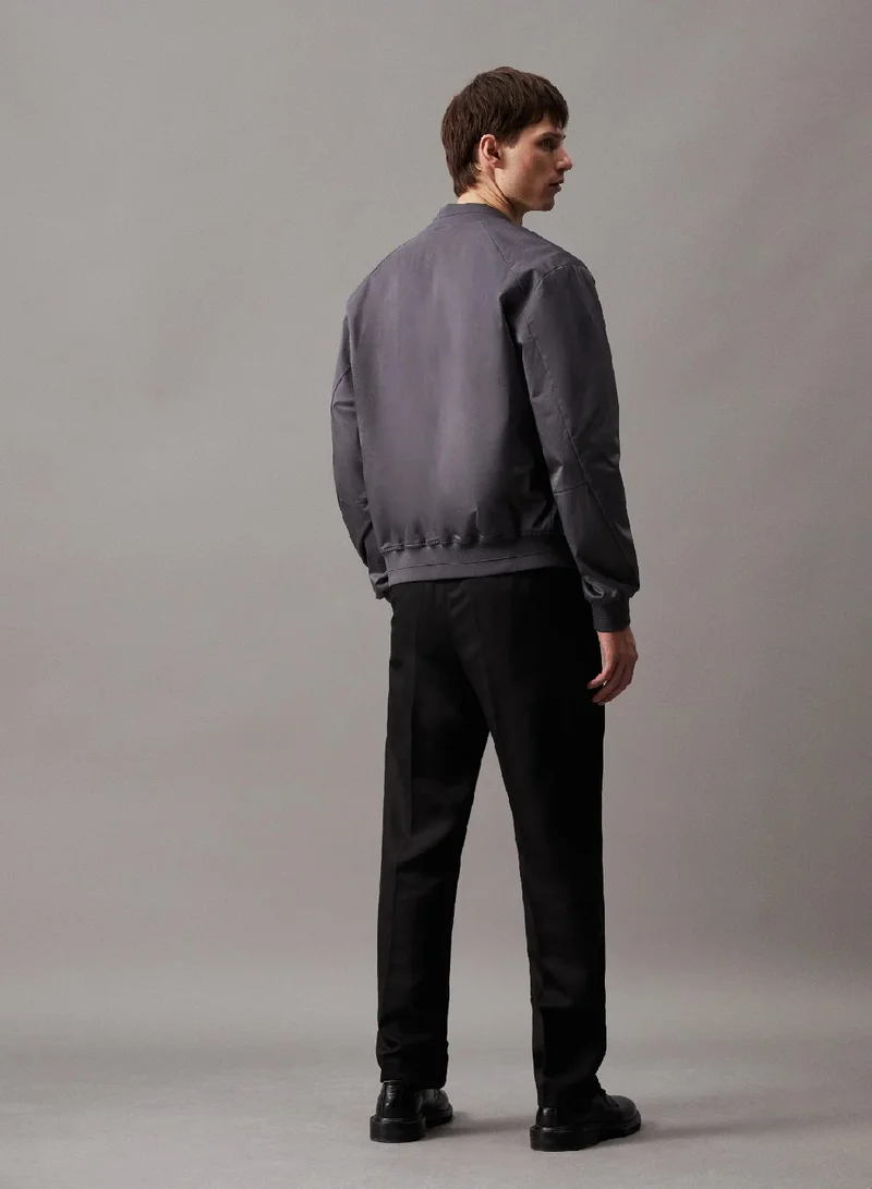 CALVIN KLEIN Sateen Stretch Bomber Jacket