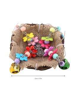 Excefore Hanging Bird Nest Bird Swing Toys With Bells Natural Rattan Winter Warm Nest Bird Cage Hammock For Cockatoo Macaw Grey Budgie Parakeet Cockatiel Lovebird Finch  - Image 2