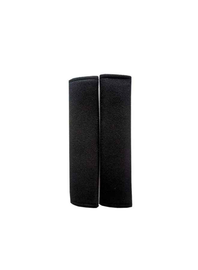 SUNTRADE Car Seat Belt Pad Cover Kit2Pack Soft Car Safety Seat Belt Strap Shoulder Pad For Adults And Children (Black) - Image 1