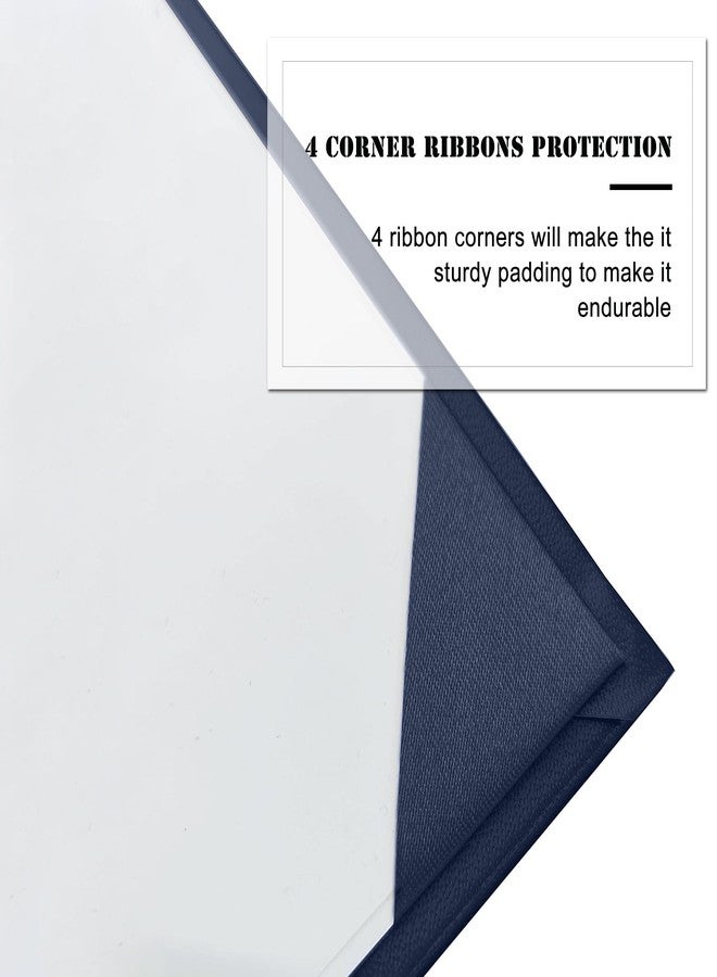 Misscom Diploma Cover 8.5" x11" Diploma Holder of Graduation Leatherette Padded Certificate (Navy) - Image 5