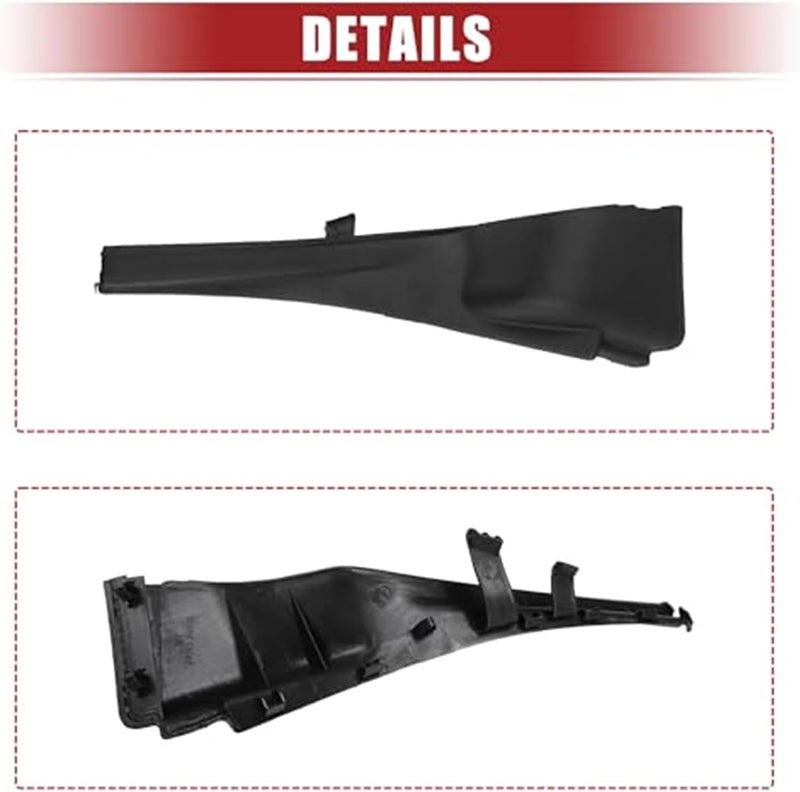 QASULER Windshield Wiper Cowl Extension Trim for Nissan Murano - Image 2