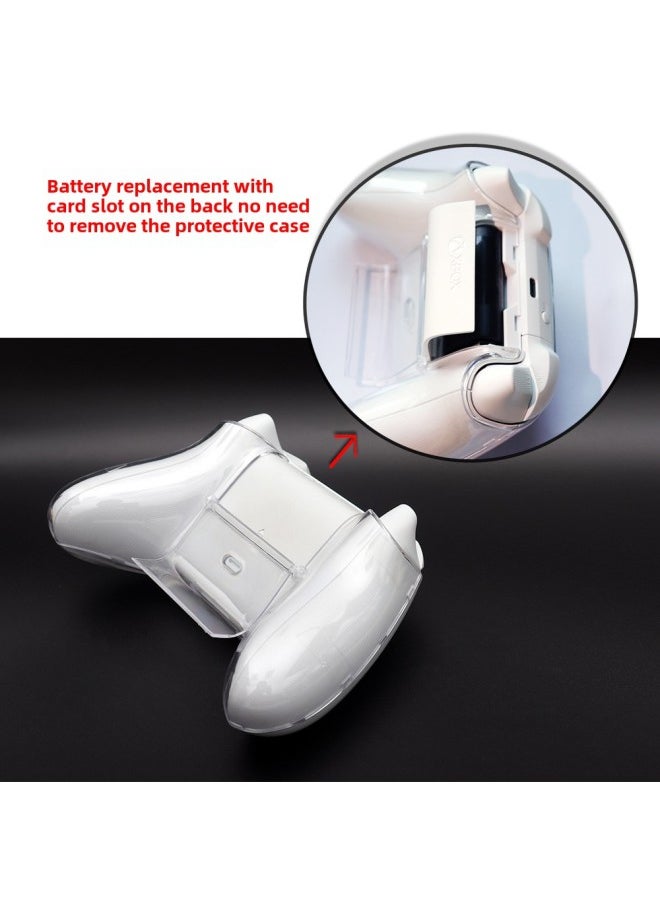 Xbox Series X Handle Crystal Shell XBOX SX Wireless Handle Protection Box Transparent Handle Crystal Box-Product Color:Transparent