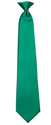 BUYYOURTIES CLIPON-ADF-2 - Mens Solid Color Clip On Easy to Remove Clip Necktie Ties - Image 5