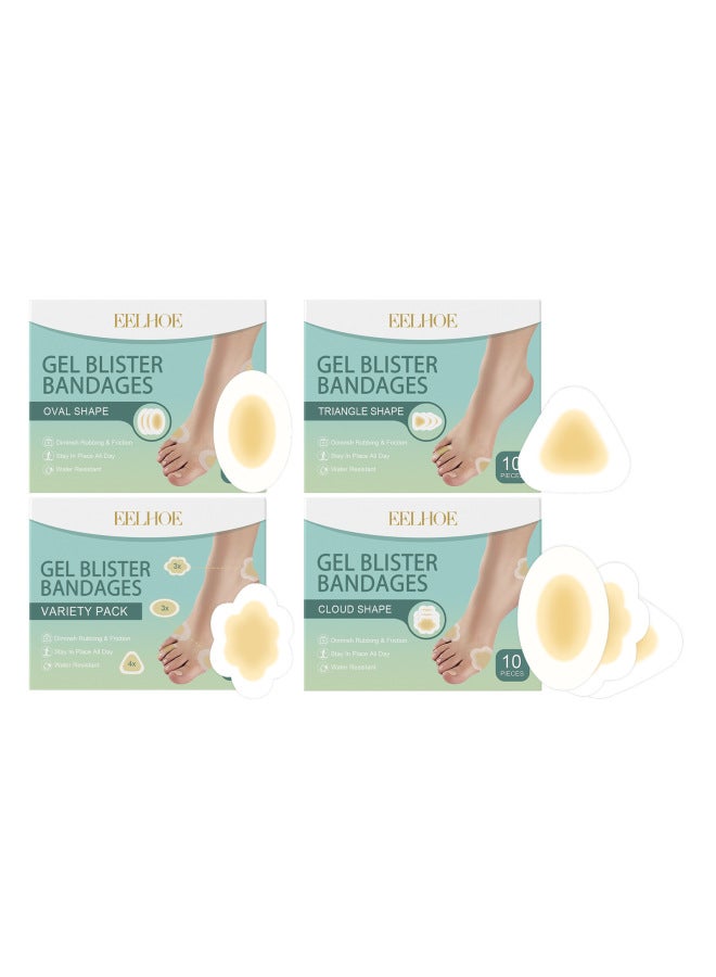 EELHOE Blister Bandage Foot Breathable Lightweight Dry Portable Comfortable Stable Foot Skin Care Bandage - Image 5