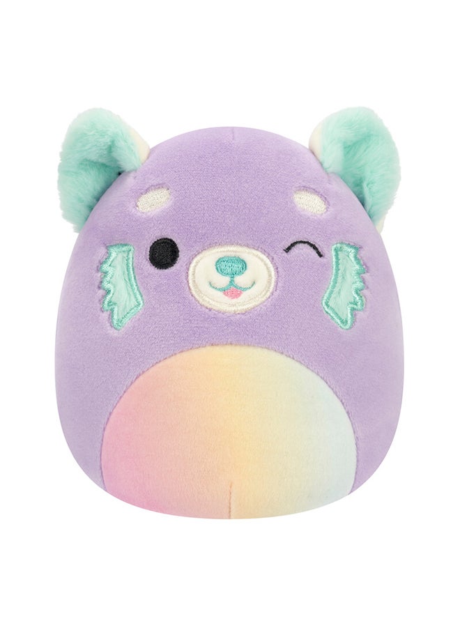 Squishmallows Little Plush 5 inch Lexis Purple Red Panda/Romano Blue Hippocampus Flipamallows Flipamallows Officially Licensed Kellytoy Plush Toy Colorful Soft Gift for Kids Girls & Boys Washable Squishy Stuff Toy Multicolor All Age  - Image 1